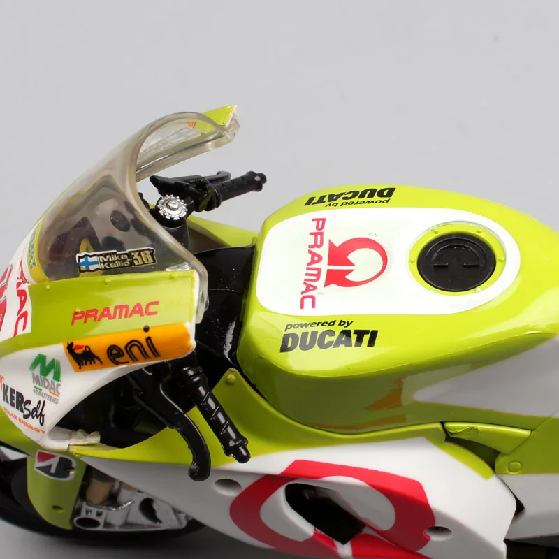 1/12 весы мини newray Pramac гоночной команды Desmosedici поездок на мотоцикле ducati GP10 2010 №36 Мика Каллио транспортных средств moto велосипед литья под давлением модель игрушки GP