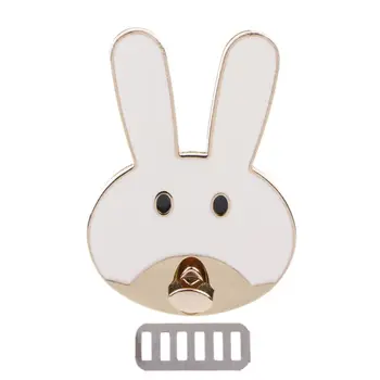 

NoEnName_Null High Quality Metal Rabbit Shape Clasp Turn Lock Twist Locks Metal Hardware For DIY Handbag Bag Purse