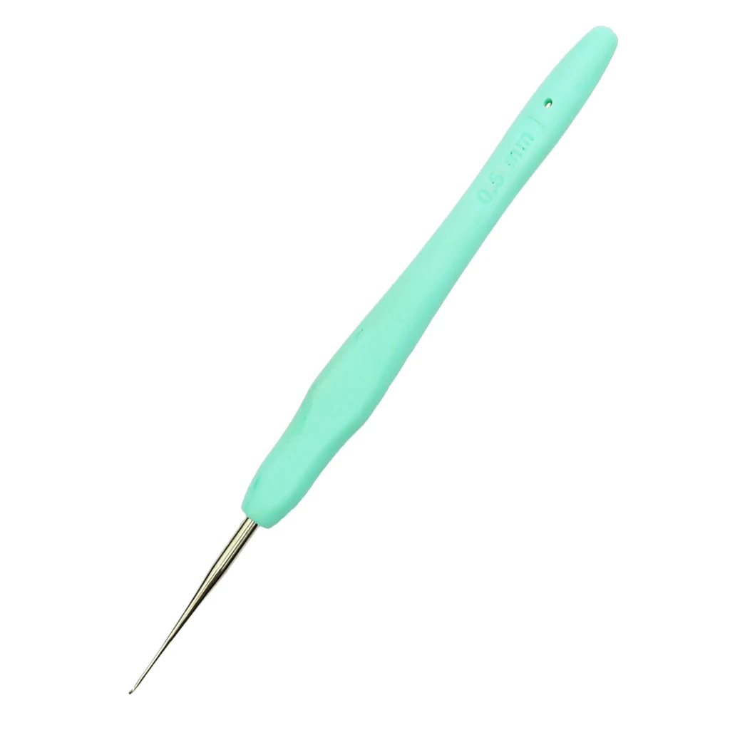 1 Piece Stainless Steel Crochet Hooks Knitting Needles Craft Yarn,0.5~2.75mm, Multicolor
