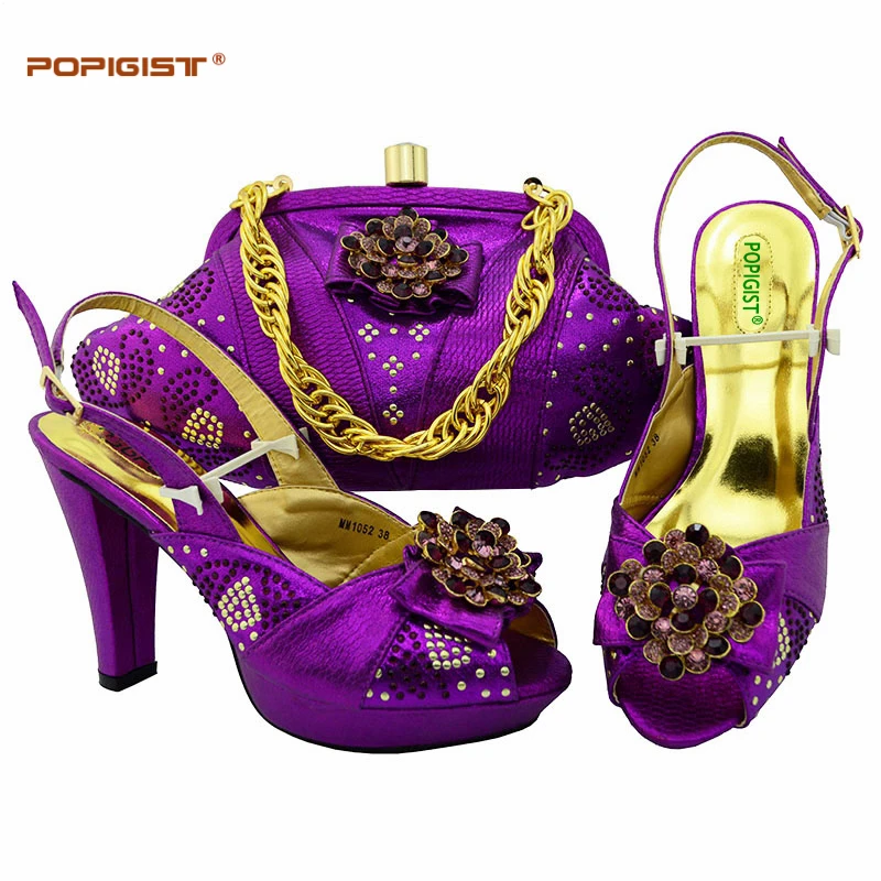 Púrpura Señoras Partido purple A Champagne Y 2018 as wine green Nigeriano Bolsa Bolso Alta De Últimas Zapatos Africana Picture orange La Verano silver Calidad Juego tqAZwpxZ5