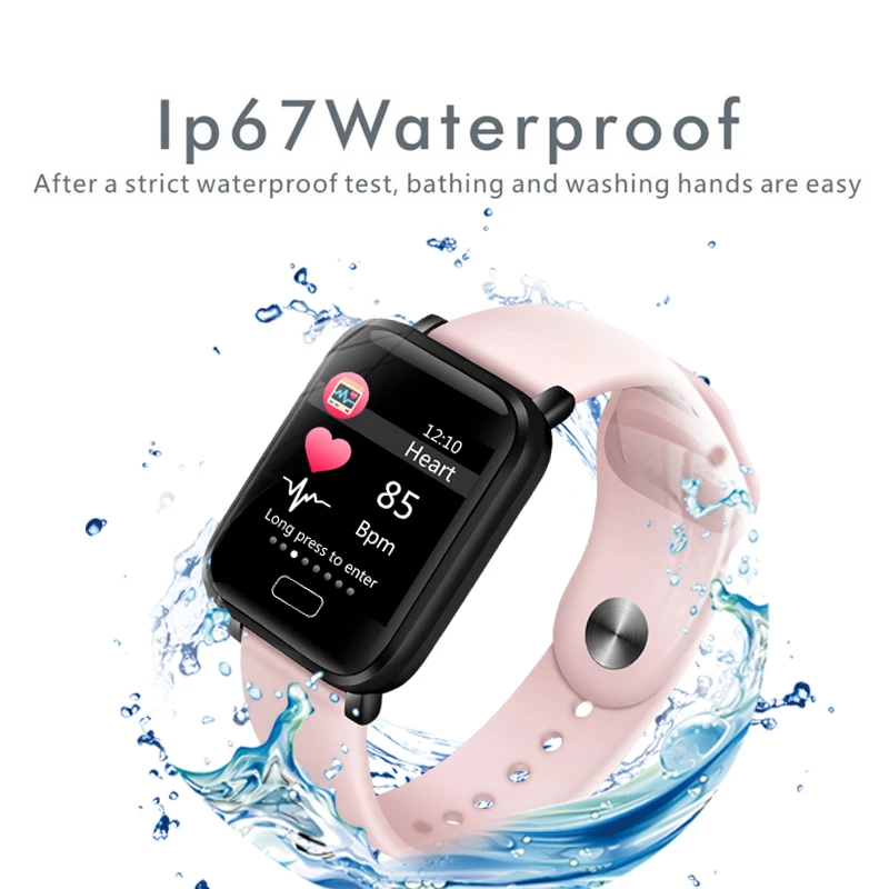  LIGE Smart Bracelet Women IP67 Waterproof Fitness Tracker Wristband Pedometer Heart Rate Monitor Sp - 33024590771
