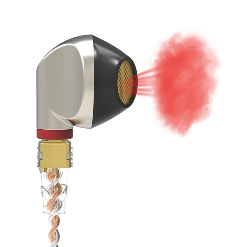 SENFER PT25 Графен динамические наушники в ухо стерео уха бутон HI FI металла DJ гарнитура MMCX съемный кабель для iPhone xiaomi sony