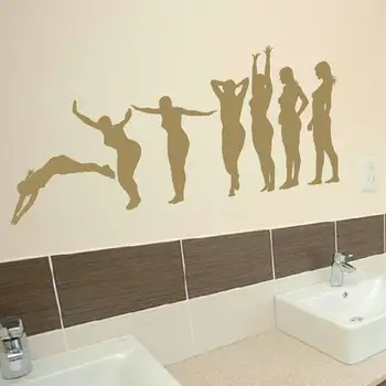 

DCTAL Swim Sticker Logo Name Swimmer Decal Swimming Posters Vinyl Wall Decals Pegatina Quadro Parede Decor Mural Swim Sticker