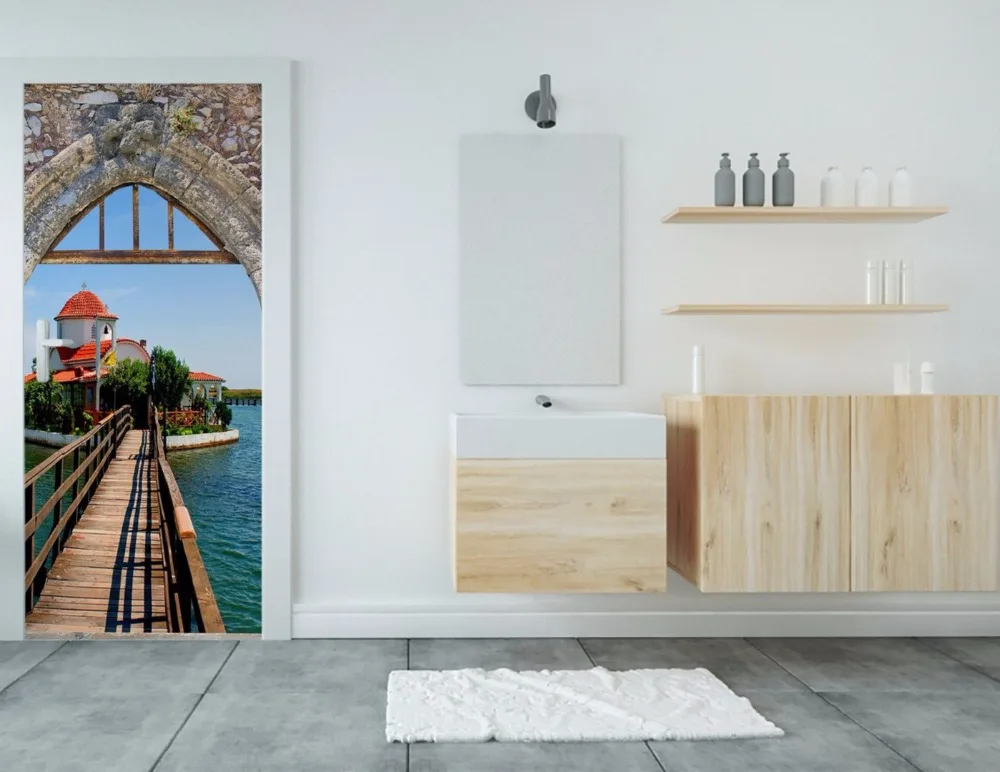 door-stickers-bathroom-themes-greek-traditional-small-chapel