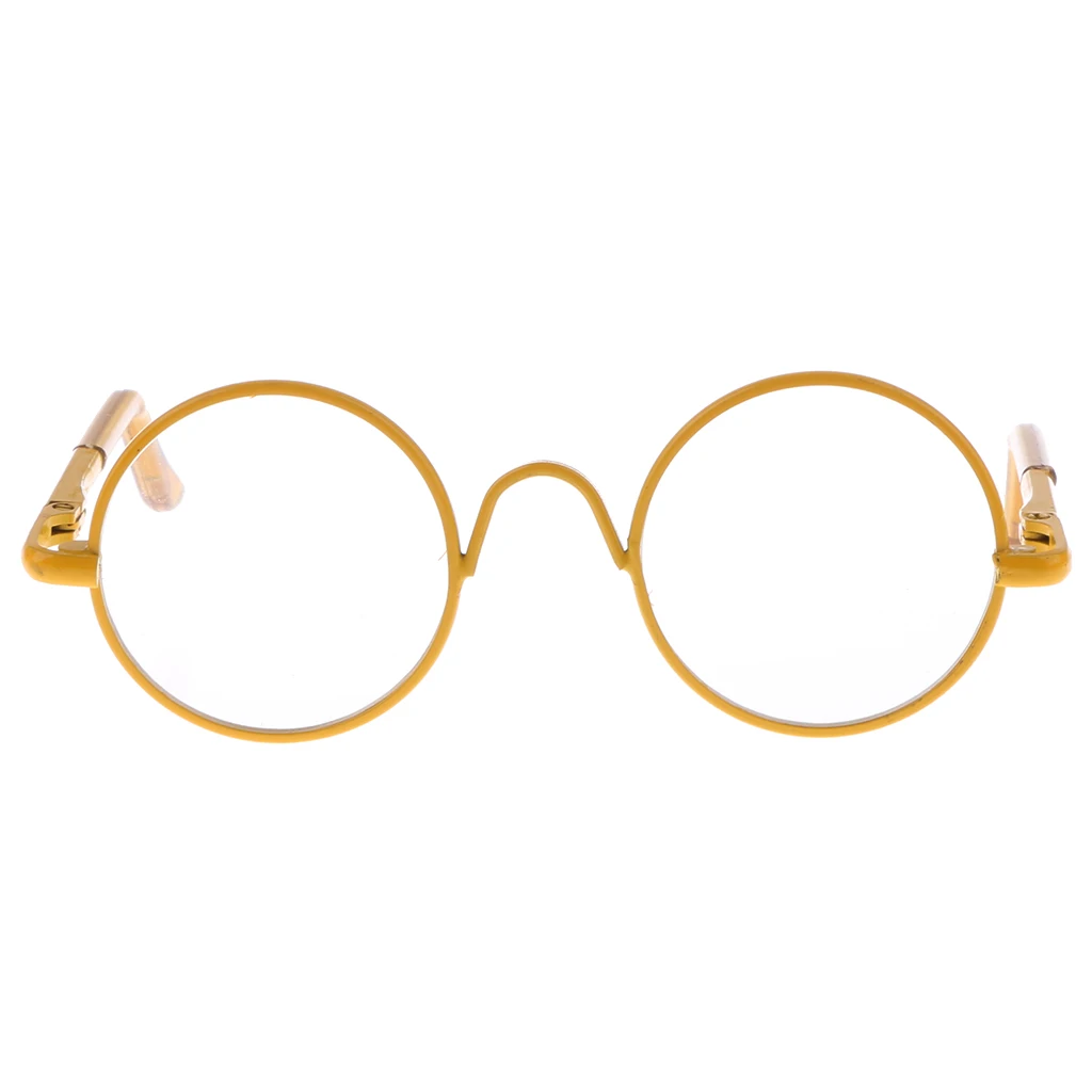 New 1//6 Hippy Clear Lens Round Full Rim Eyewear Spectacles for 12/'/' Blythe Dolls