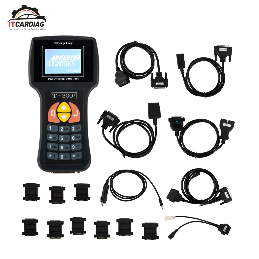 

T300 Car Key Programmer T-code 2018 v17.8 OBDII OBD2 Multi Vehicle Diagnostic Tool T300+ Auto Key Programmer for Locksmith