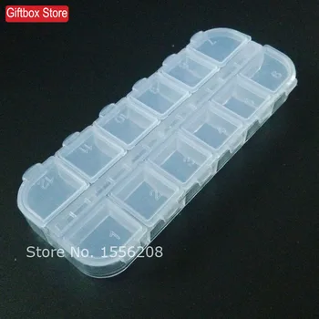 

12 grids small multi-functional casaes plastic storage box nail drill box organizer
