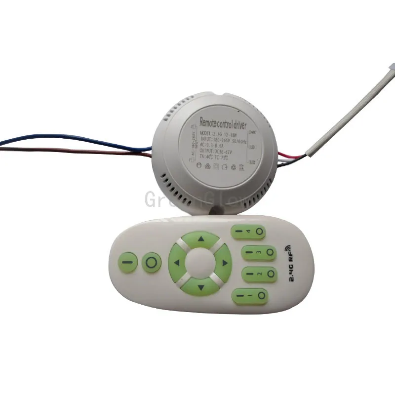1X High quality round type wireless led driver 12 18W with 2.4G RF