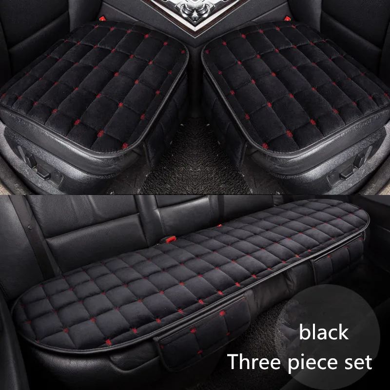 Чехол для сидения автомобиля зимнее теплое вельветовое пальто с Подушка сиденья универсальный спереди и сзади кресло подушка сиденья для Mazda 3/6/2 MX-5 CX-7 CX-5 Axela ATZ