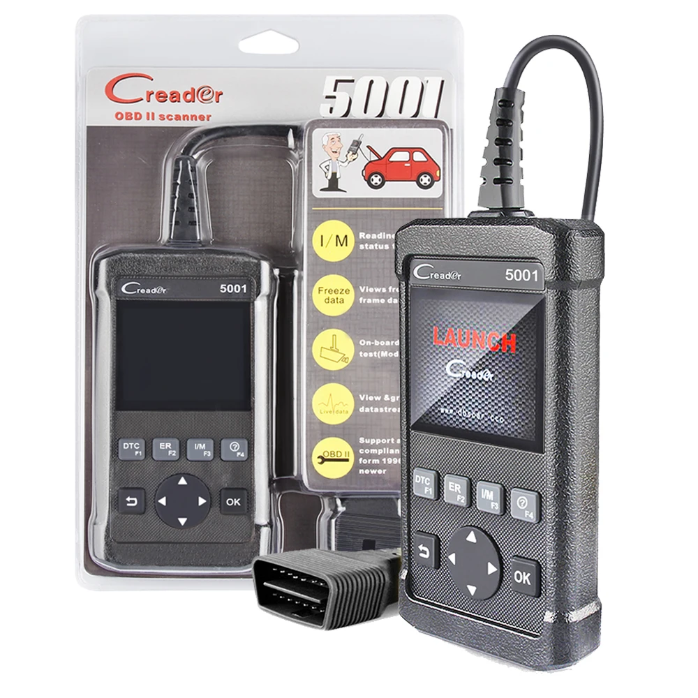 Launch Creader CR5001 ODB2 OBD2 автомобильный сканер Поддержка многоязычного автомобильного