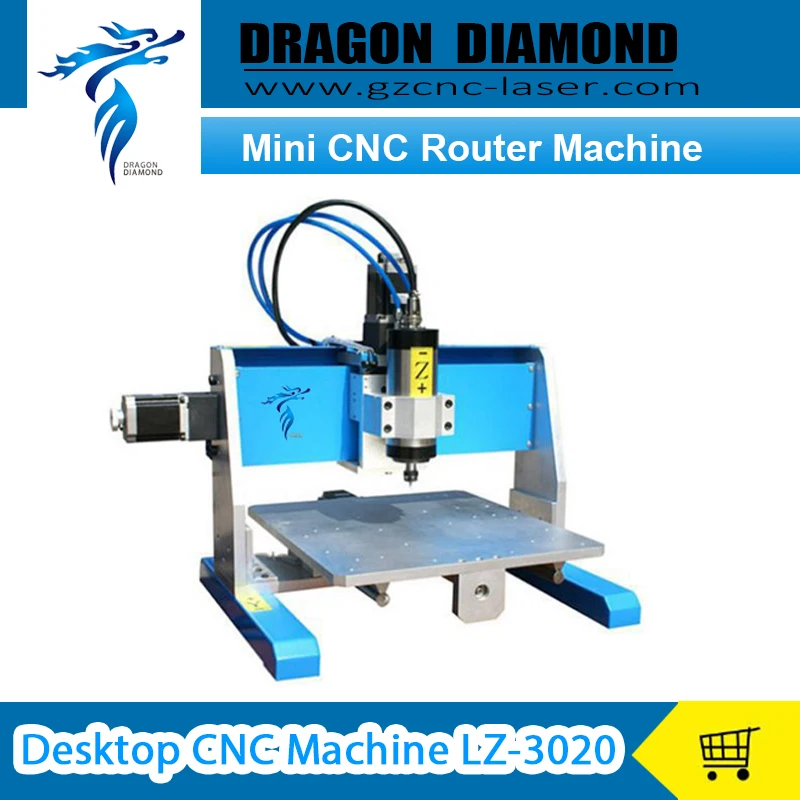 

3 Axis CNC Water Cooling Spindle Motor ball screw Mini CNC Router Machine Desktop CNC Machine LZ-3020