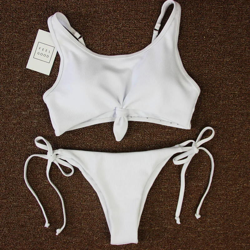 

New Swimsuit Padded Bikini Set Floral Swimwear Summer Bikini Plus Size Swimsuit High Quality White Blue Red Black Pink 2019