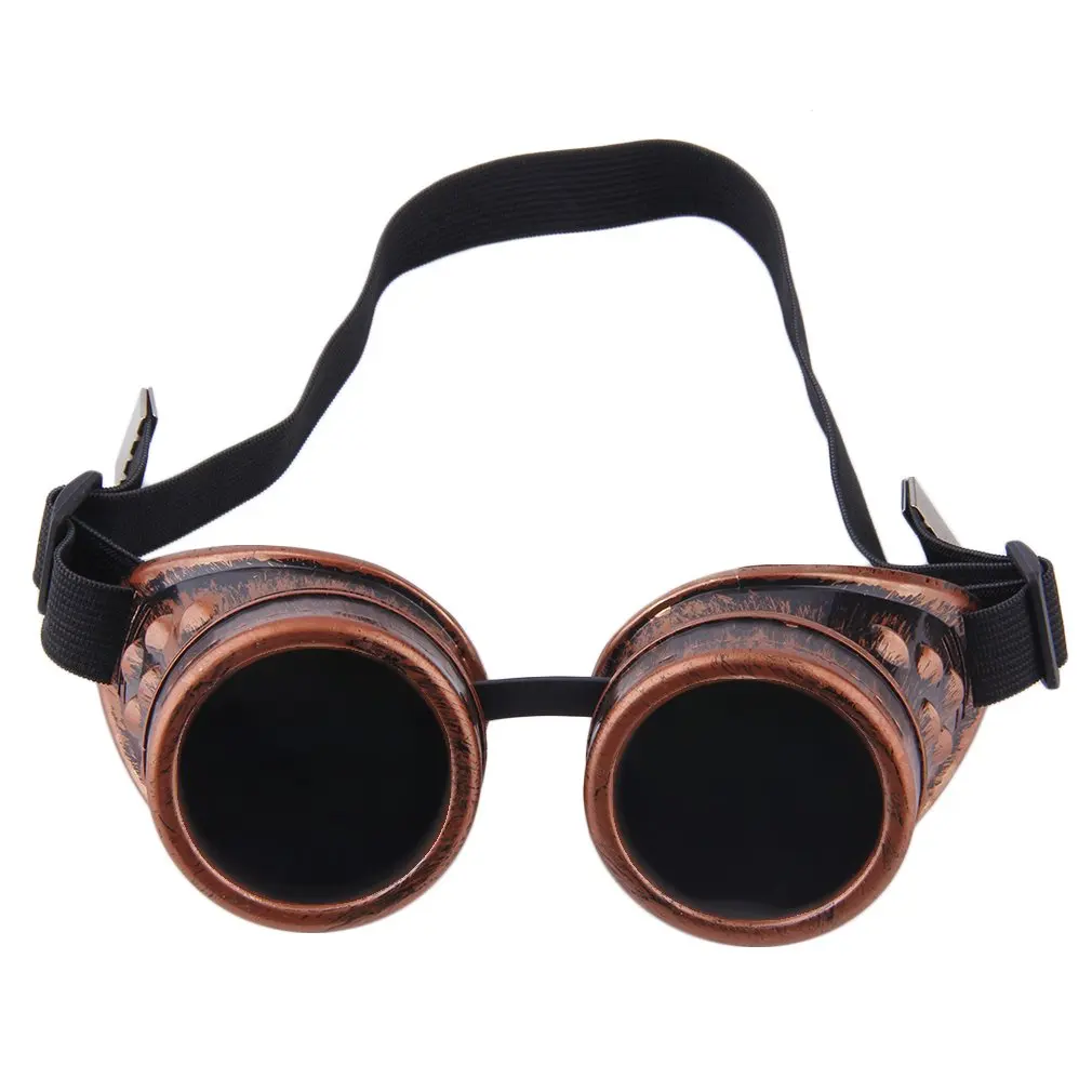 Профессиональные кибер очки стимпанк очки винтажные сварочные панк готические викторианские уличные спортивные солнцезащитные очки мужские аксессуары - Цвет линз: ZD303101