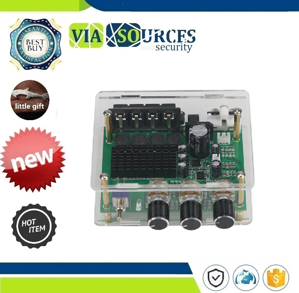 

Preamplifier Tone High Power DC12-24V 1PC GHXAMP TPA3116D2 80W*2 Stereo Amplifier Audio Board TPA3116 Digital Amplifier Sound