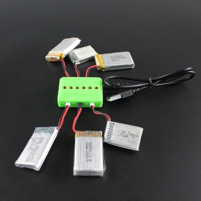 6 порт 3.7 v/s Lipo зарядное устройство многопортовый радиоуправляемая модель Lipoly