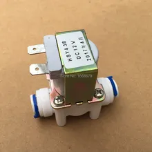 EBOWAN нормально закрытый 12 V электрический клапан соленоида 3/8 ''шланг RO клапан AC 220 V DC 24 V