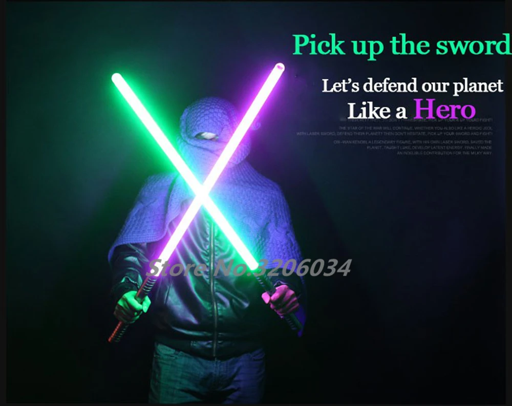 Luke Star Wars Black Series Skywalker LightSaber Jedi Blue Vader Sword 100cm Electronic toy Light can be a slight collision gift (1)