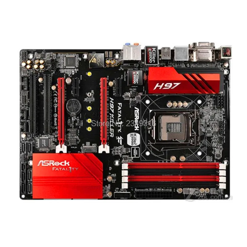 Используется слот LGA1150 H97 материнская плата для ASRock Fatal1ty H97 производительность настольная плата USB3.0 SATA3 DDR3