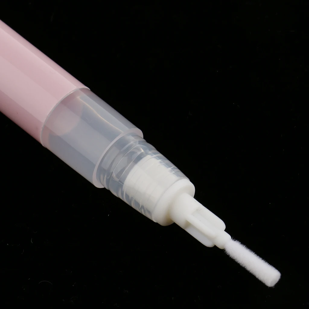 0pcs Aluminum Empty Twist Pen Lip Gloss Brush Pen, Lip Nail Oil Applicator Cosmetic Container Eyelash Growth Liquid Tube