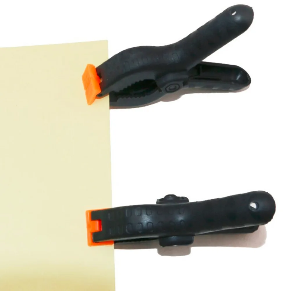 

10pcs/Lot 2 Inch DIY Tools Black Plastic Nylon Toggle Clamps for Woodworking Spring Clip for Photo Studio Backdrop Background