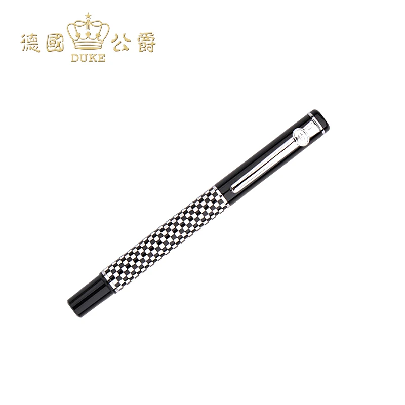 Germany Duke 558 Luxury Black Thick Body Fountain Pen High Quality Metal  Gift Pen with Original Case 0.5mm Ink Pens for Busniess - AliExpress