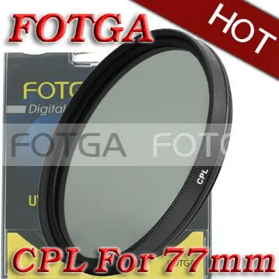 

Free Shipping!Fotga OEM Wholesale 77mm Circular Polarizing CPL C-PL Filter Lens 77mm For Canon NIKON Sony Olympus Camera