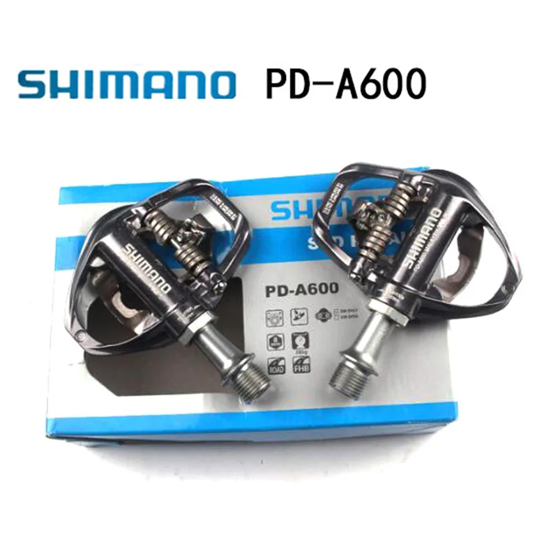 

2019 new shimano PD-A600 Pedal SPD Road Bike bicycle Touring self-locking Ultralight Pedal With SPD Cleats A600 pedal