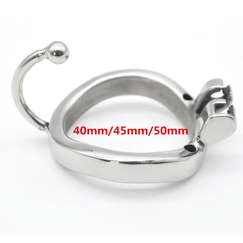 

3 Size Choose 304 Stainless Steel Male Chastity Device Accessories Cock Cages Additional Spares Base Arc Rings For Men