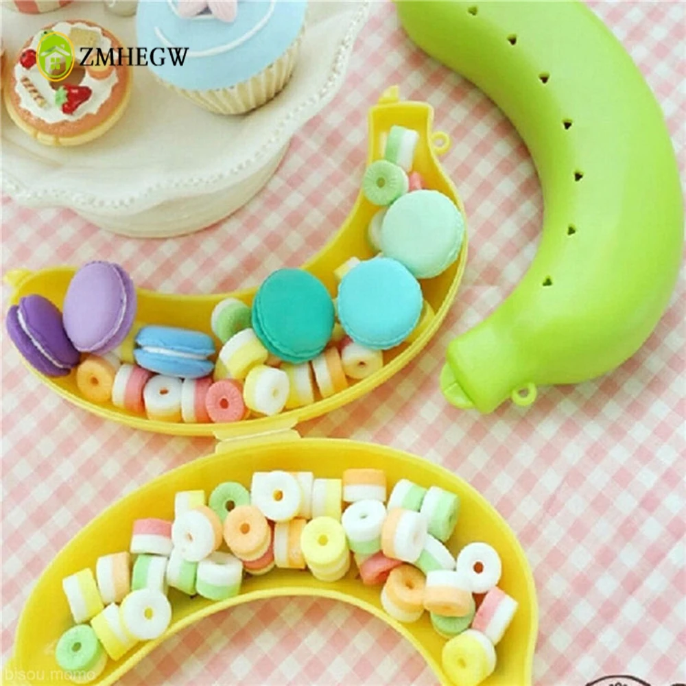 

2018 Hot Creative Cute 3 Colors Fruit Banana Protector Box Holder Case Lunch Container Storage Case For Candy Food Fruit