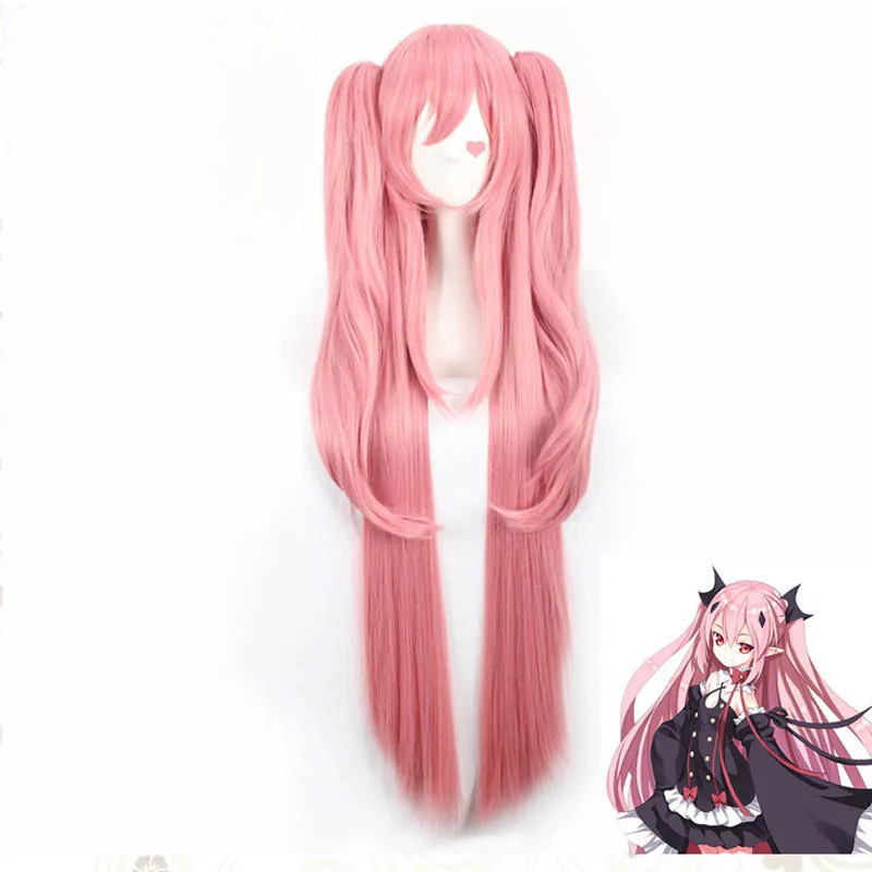 Cosroad Seraph of The End парики костюм Krul Tepes парик высокое качество 100 см длинные волосы