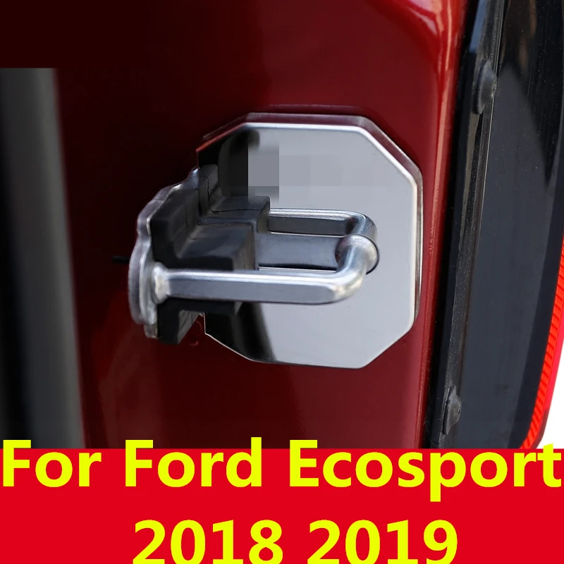 Автомобильный Водонепроницаемый дверной замок, защитный чехол, водонепроницаемый и устойчивый к коррозии автомобильный Стайлинг, украшение интерьера для Ford Ecosport