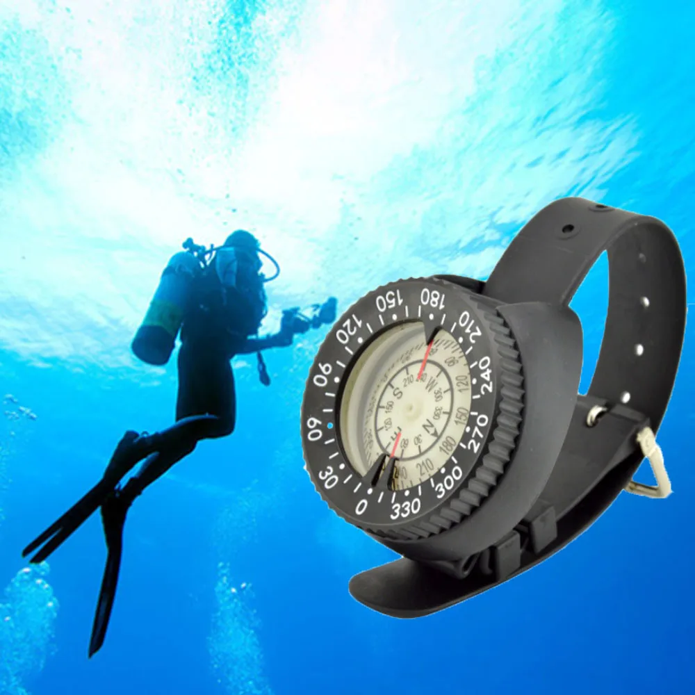Наружный Компас для дайвинга водонепроницаемые цифровые часы навигация глубоководное исследование руководство по применению северного