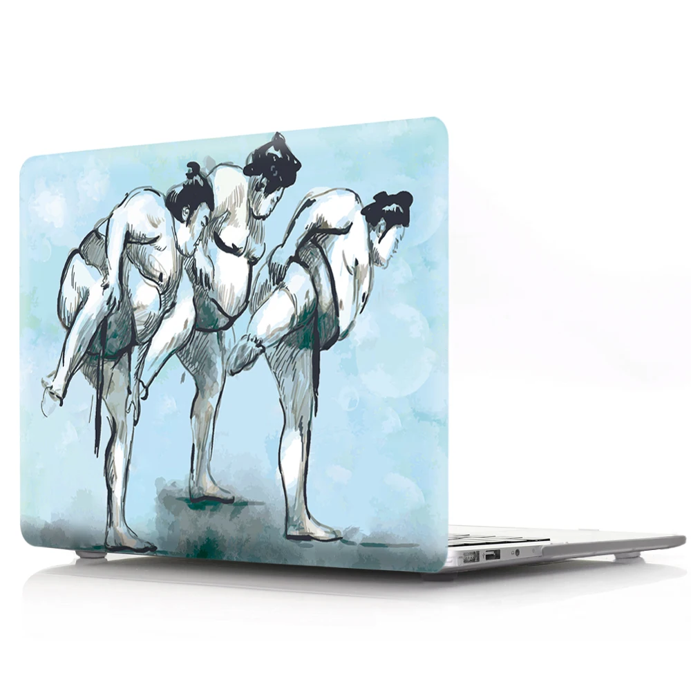 Japan Sumo пластиковый жесткий чехол для ноутбука Apple Macbook New Pro 13 15 дюймов с сенсорной