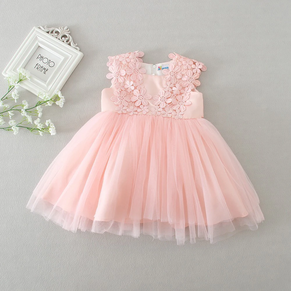 0 24M baby dress fluffy baby girls tutu dresses lovely wedding dress ...