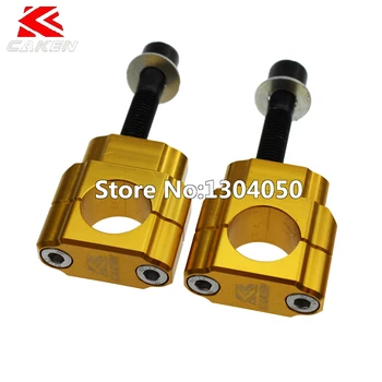 

CNC Aluminum 7/8" To 11/8" 28mm ATV Motorcycle Dirt Bike Handlebar bar mount Fat Bar Riser Clamps mounts M10 NEW