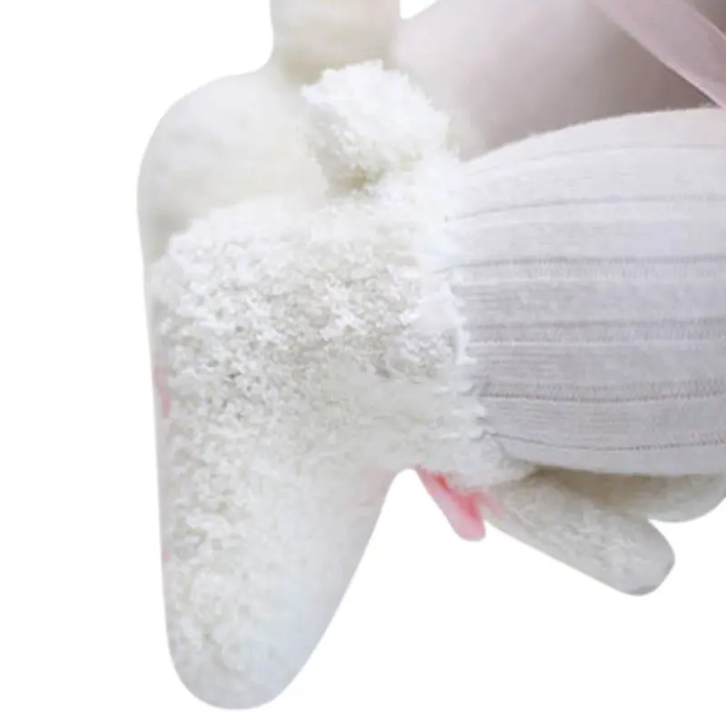 От 0 до 1 года носки из кораллового флиса для новорожденных брендовые дизайнерские носки с длинными ушками кролика для новорожденных одежда для малышей аксессуары, платье для девочек