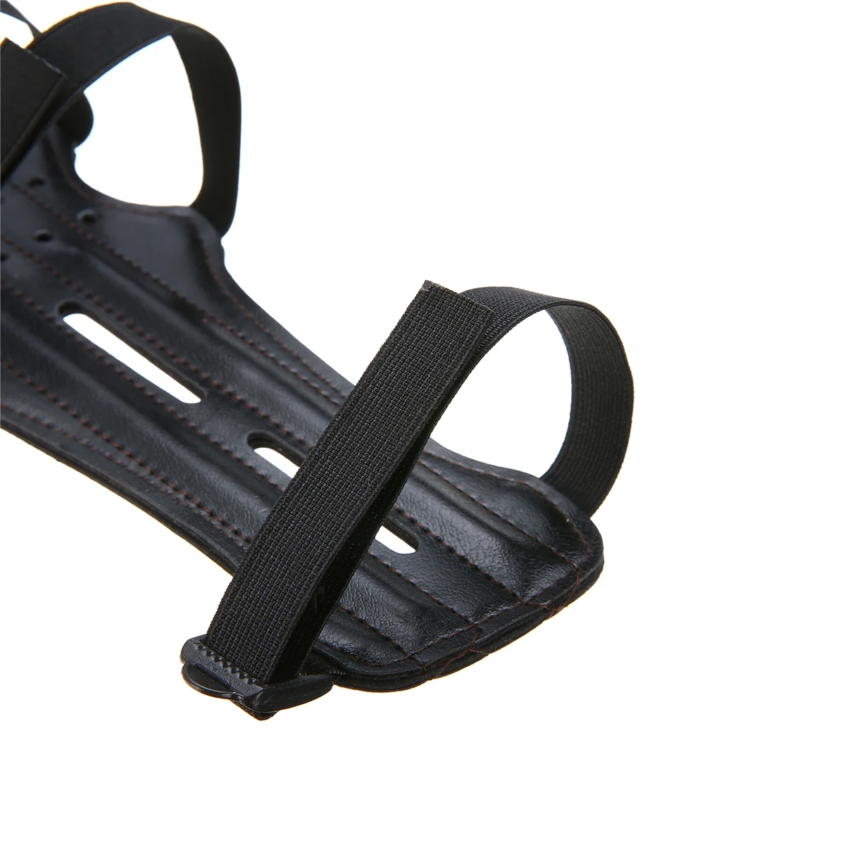 4 Adjustable PU leather Straps Archery Arm Guard Shooting Bow String Arm Protector Gear for Outdoor Hunting Protection