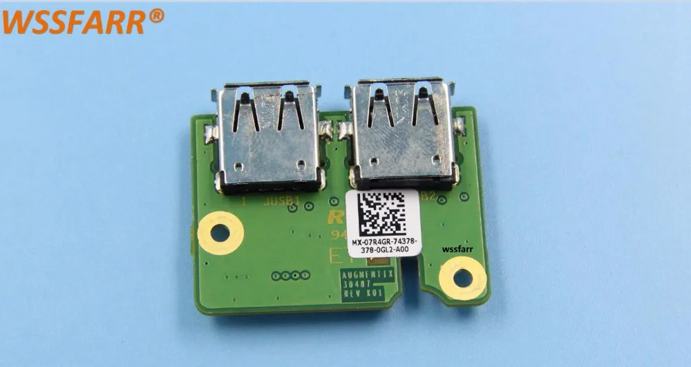 Оригинальная USB плата для dell Latitude E6420 CN 07R4GR 7R4GR 100% Test ok|Звуковые карты| |