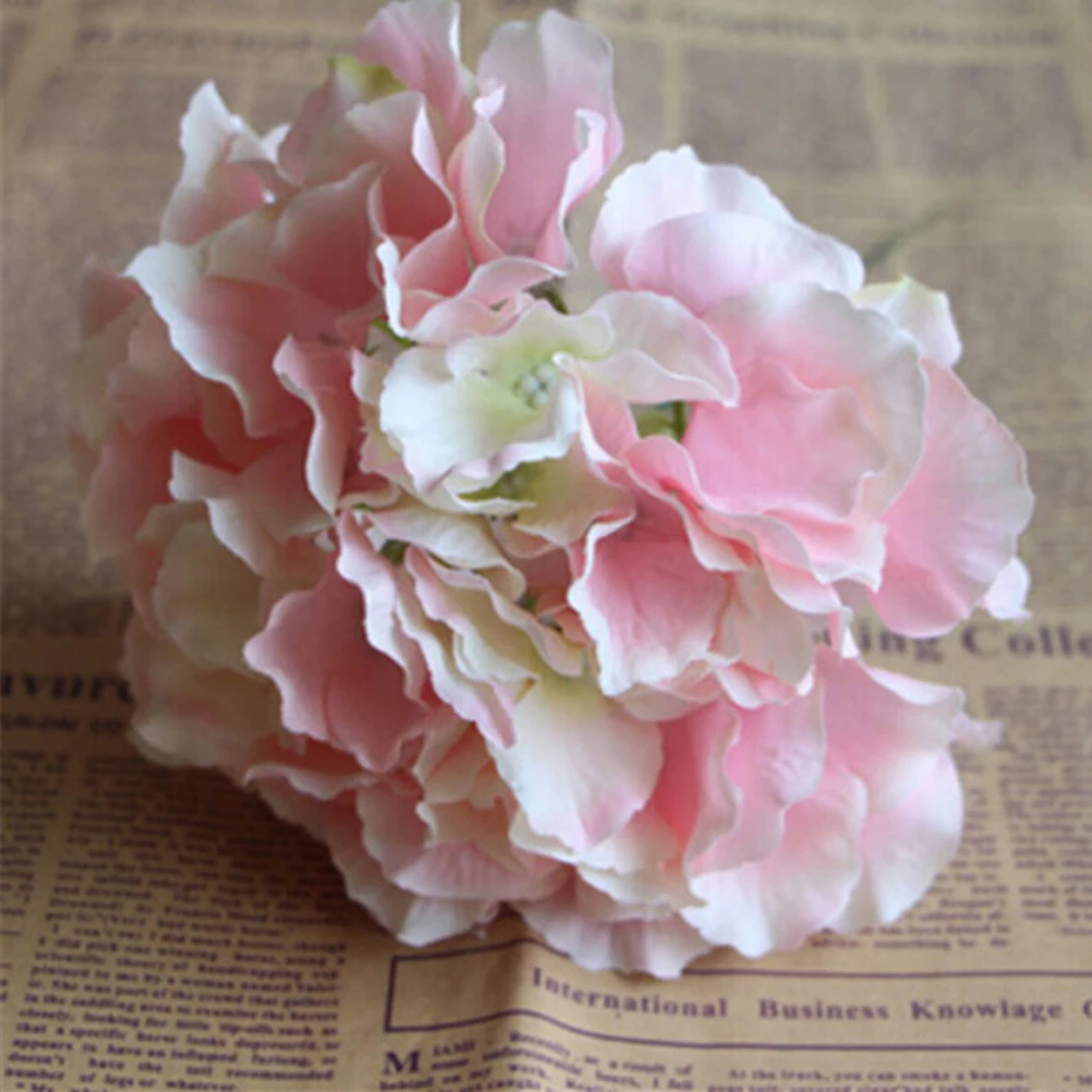 New Mutli Colors Silk Artificial Flower Bouquet Floral Hydrangea Wedding Party Decor Flores Artificiales