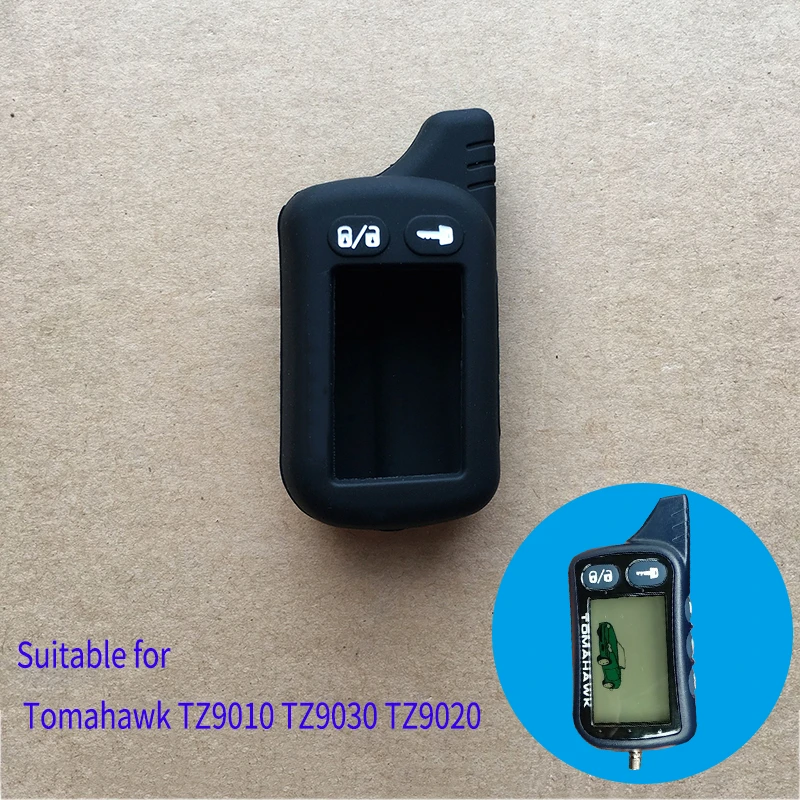 Силиконовый чехол для автомобильного ключа Tomahawk TZ9010 TZ9030 TZ9020 TZ7010 Lcd двухсторонний