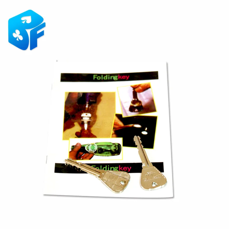 

Free shipping folding key / The Key be into a Bottle /magic trick / magic set props