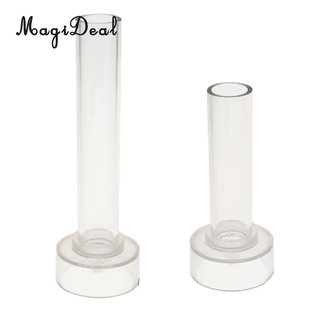MagiDeal 2 Pieces Plastic Durable Round Church Top Candle Mould Holders for Candle Making Candle Accessories 15cm 20cm