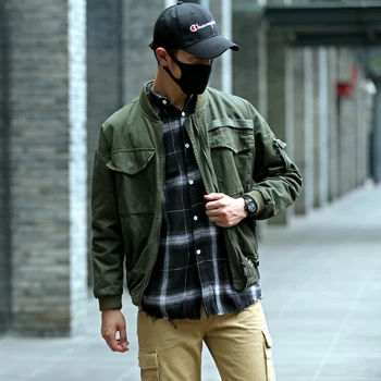 

2019 Spring Autumn Denim Jacket Clothes 2019 Korean Vintage Jeans Jacket Men