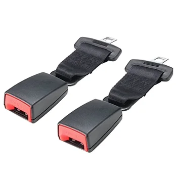 

2 Pcs Universal Car Seat Belts Safety Belt Webbing Extender Auto Seatbelt Extension Buckle Seat Belts Extender