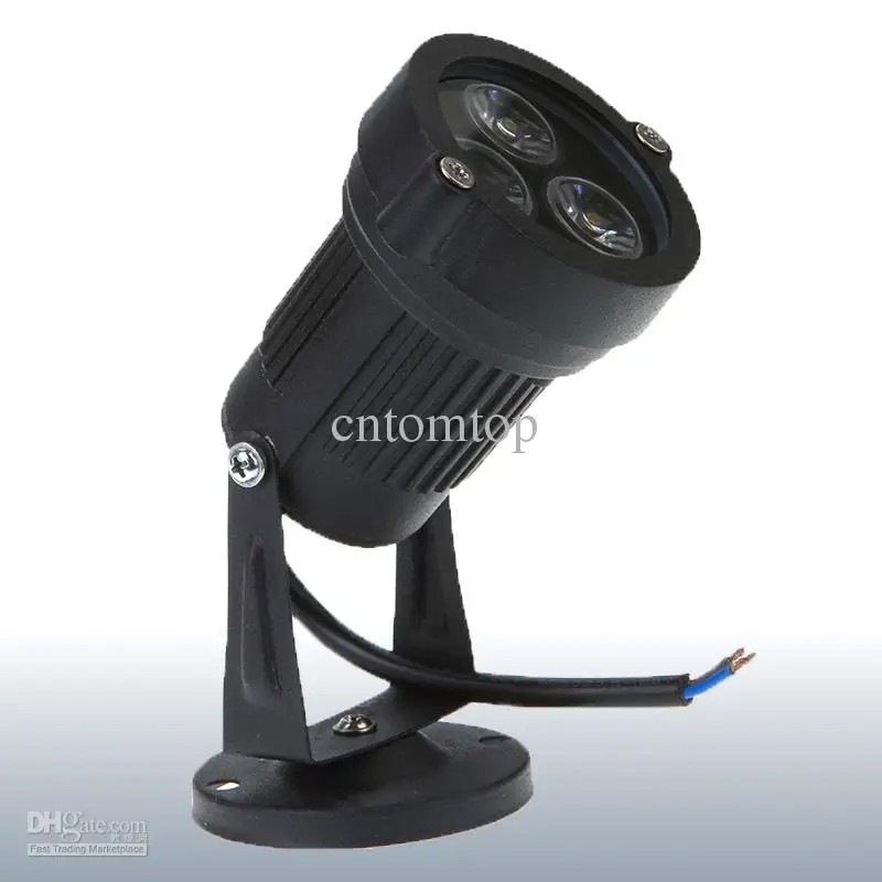  Cheap price 3W 3 LED Warm White/ White Lawn Light Garden Lamp Outdoor park Spotlight Bulb 220V H9136