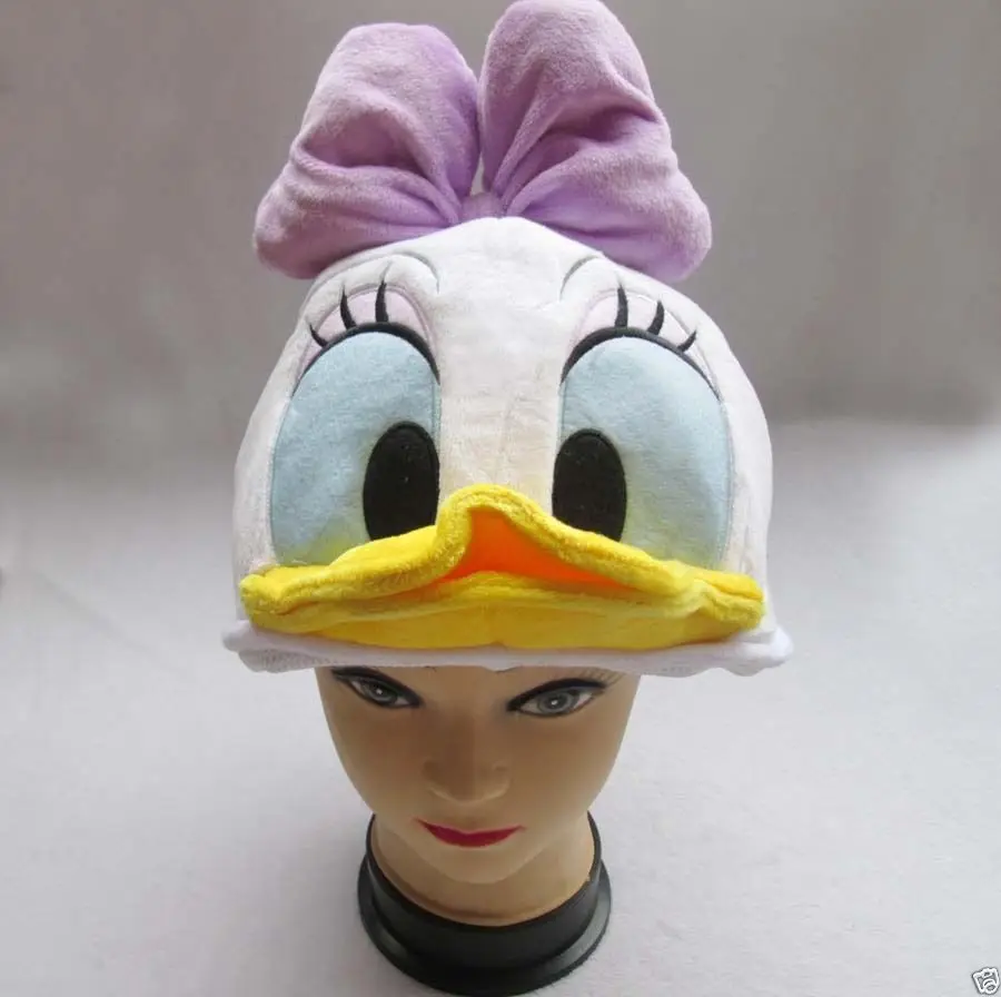 

NEW Daisy Duck Costume Hat Cap Plush Cosplay