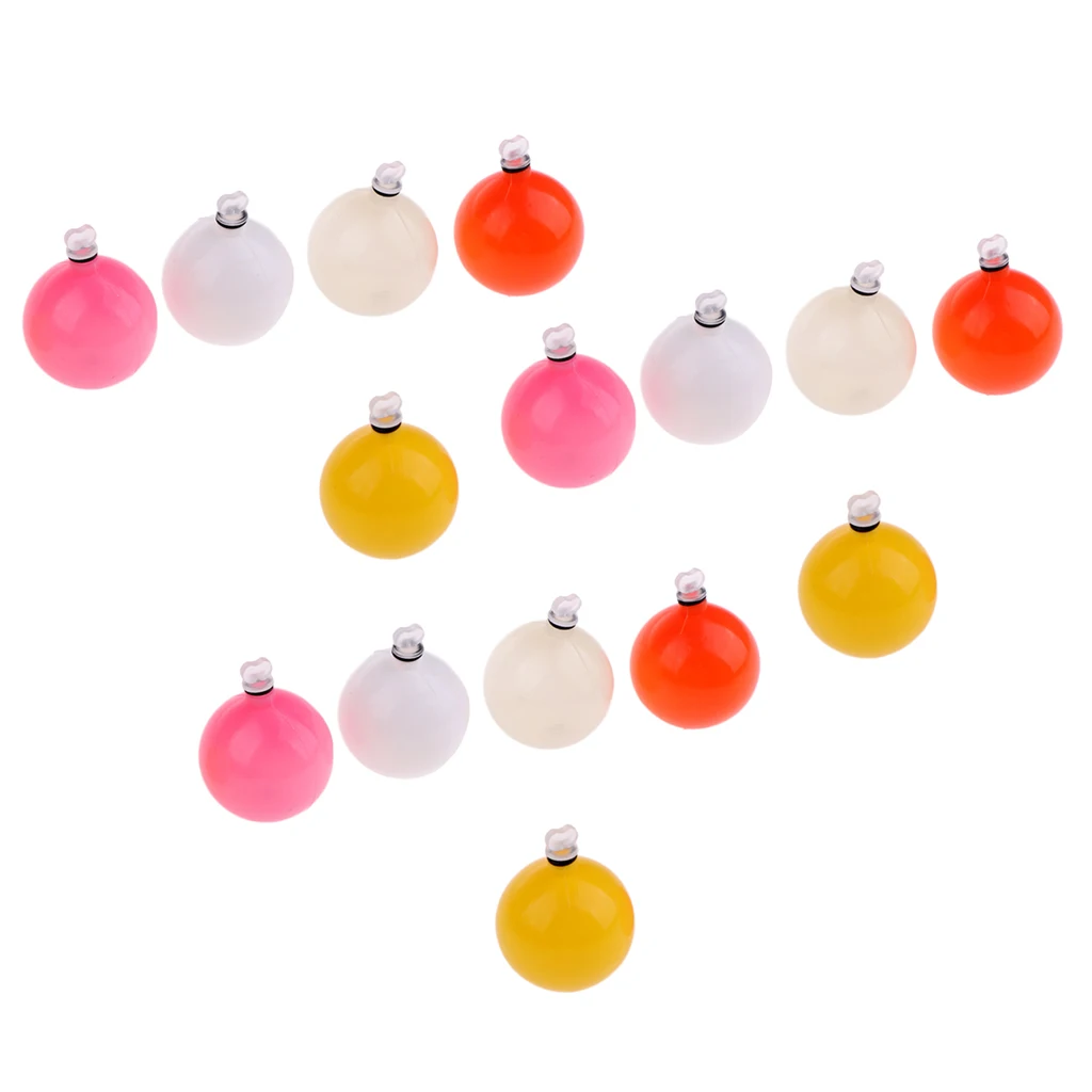 15pcs Strike Indicator Fly Fishing Bobbers Sea Fishing Floats Multicolor Air Lock Strike Indicator Fly Fishing Bobbers