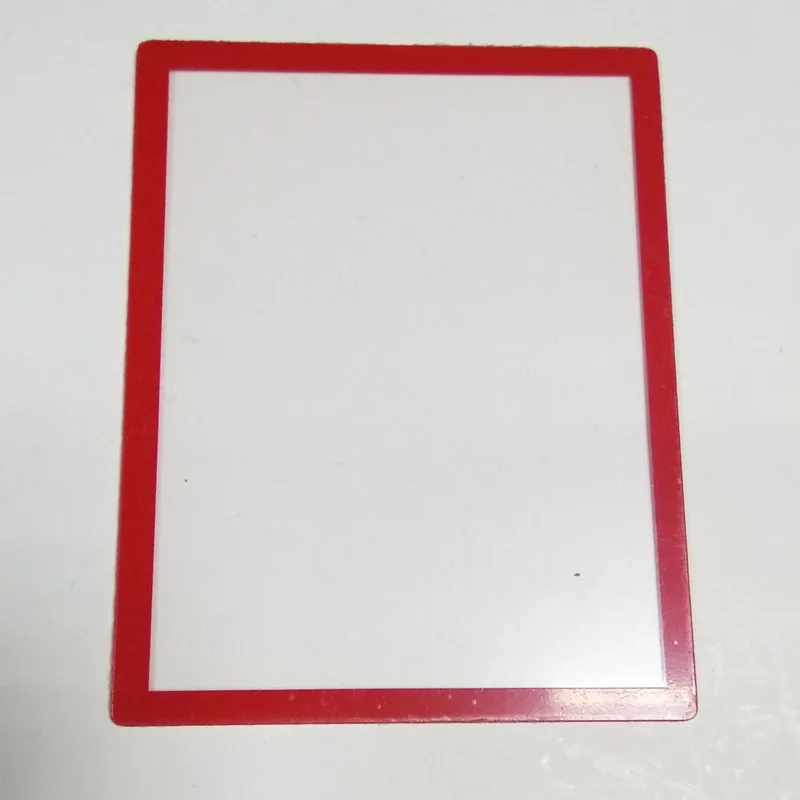 Поверхность пластиковый экран для kingd DS Lite/IDSL поверхность консоли цветная рамка прозрачный защитный экран для kingd DS Lite - Цвет: Red