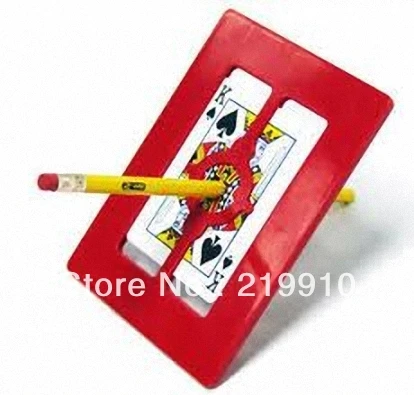 

Free shipping Magic Frame-Pencil Through Card And Frame Magic Tricks