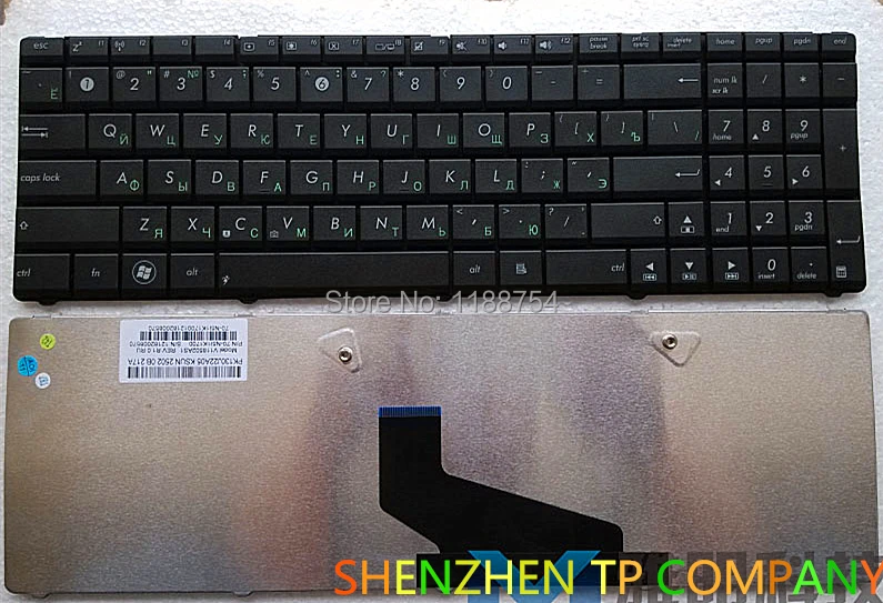  Free shipping Genuine  laptop keyboard for Asus K53U K53T K53B X53T K53 X53U K53Z russian black not